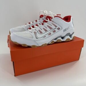 Nike Reax 8 TR White Chile Red White Men's Training Shoes Sz 11.5 (621716 103)